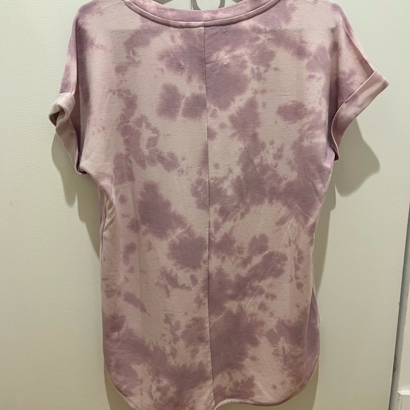 Tie-dye lavender top short sleeve women’s M - Picture 9 of 9
